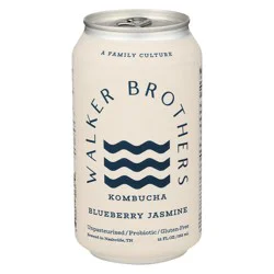 Walker Brothers Blueberry Jasmine Kombucha - 12 oz
