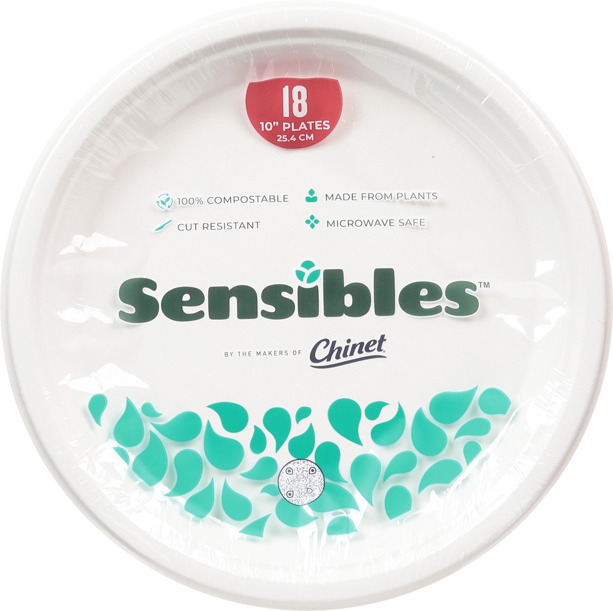 slide 8 of 12, Chinet Sensibles 10 Inch Plates 18 ea, 18 ct