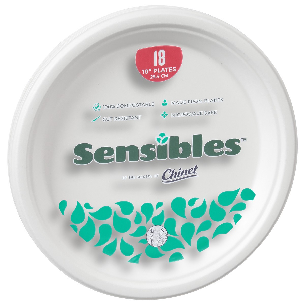 slide 6 of 12, Chinet Sensibles 10 Inch Plates 18 ea, 18 ct