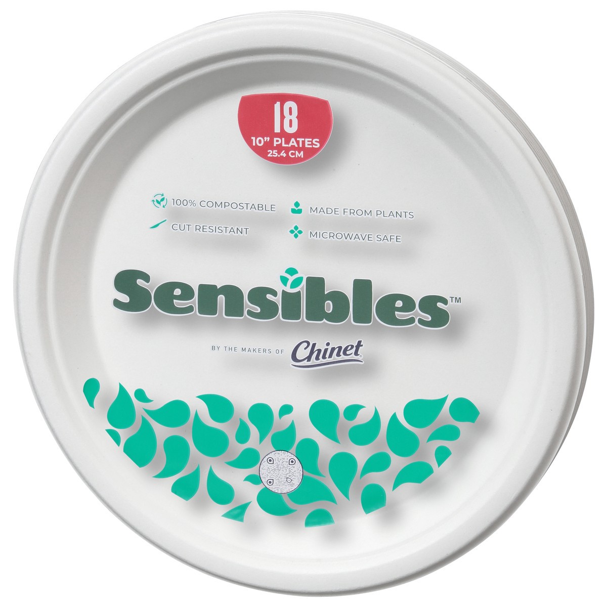 slide 5 of 12, Chinet Sensibles 10 Inch Plates 18 ea, 18 ct