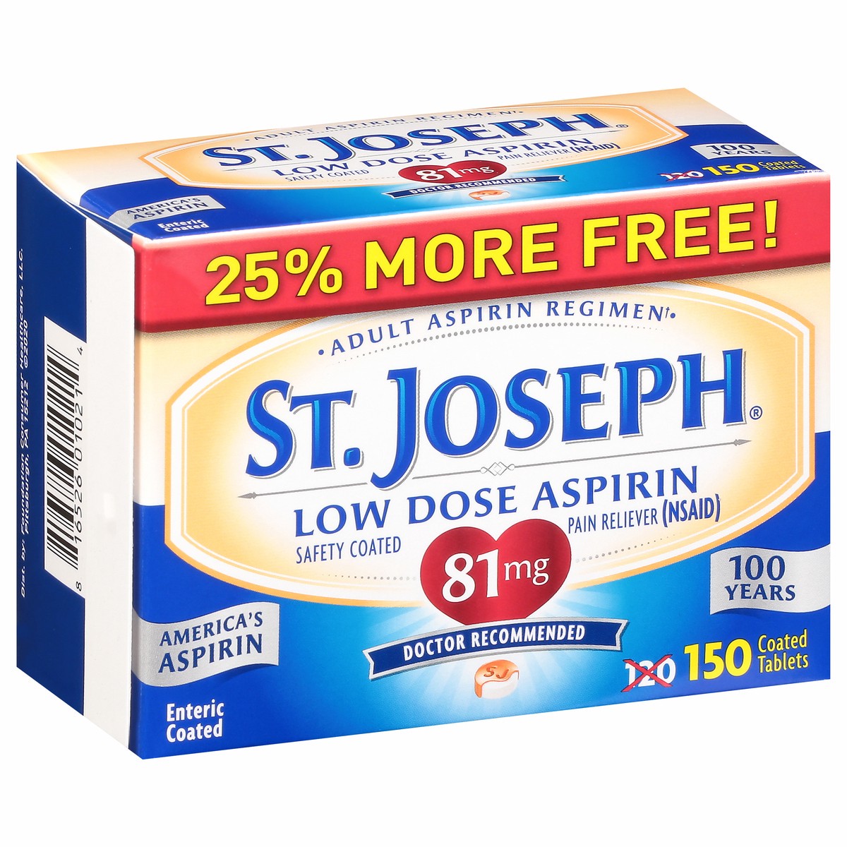 slide 8 of 9, St. Joseph Aspirin, 150 ct