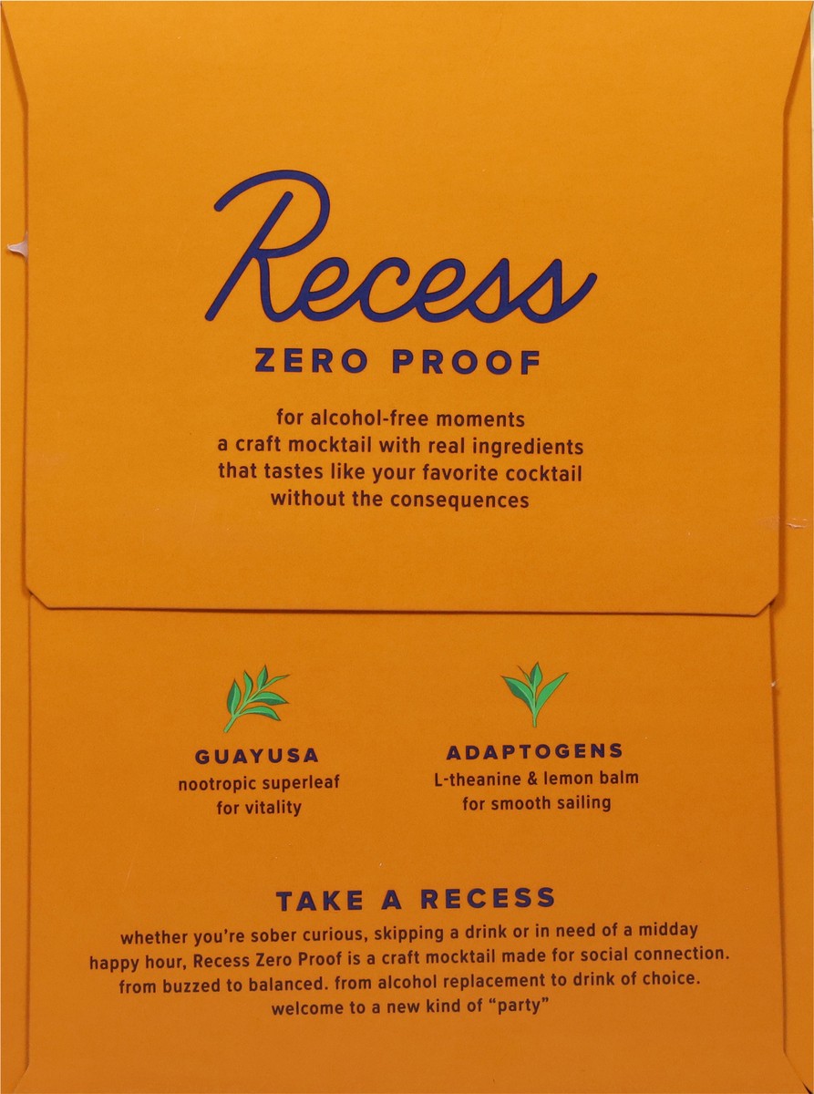 slide 11 of 13, Recess Ginger Lime Mule Craft Mocktail 4 - 12 fl oz Cans, 4 ct