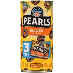 Pearls California Sliced Ripe Olives - 3 pk