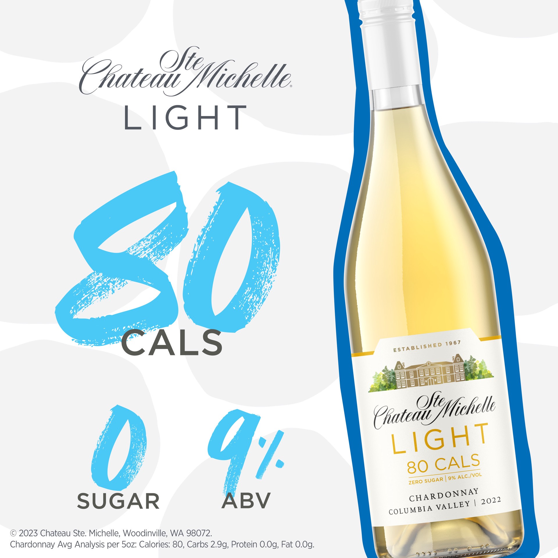 slide 4 of 4, Ste Chateau Michelle Light Columbia Valley Chardonnay 750 ml, 750 ml