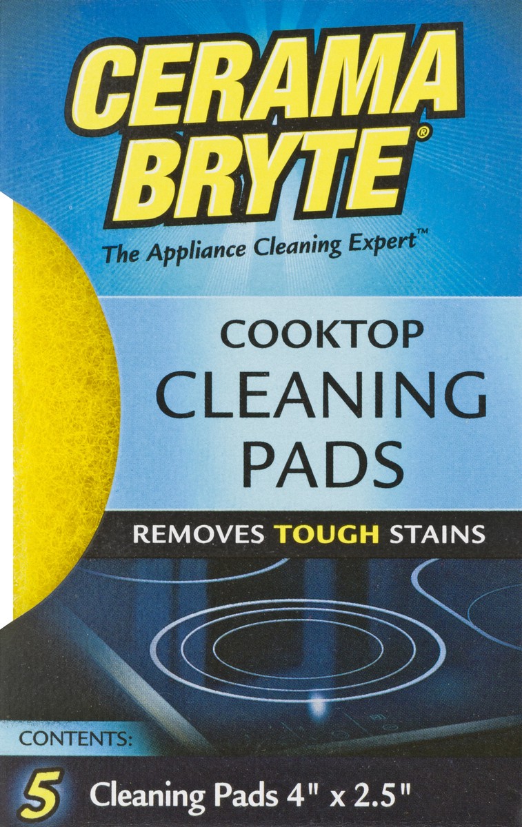 slide 9 of 9, Cerama Bryte Cooktop Cleaning Pads, 5 ct