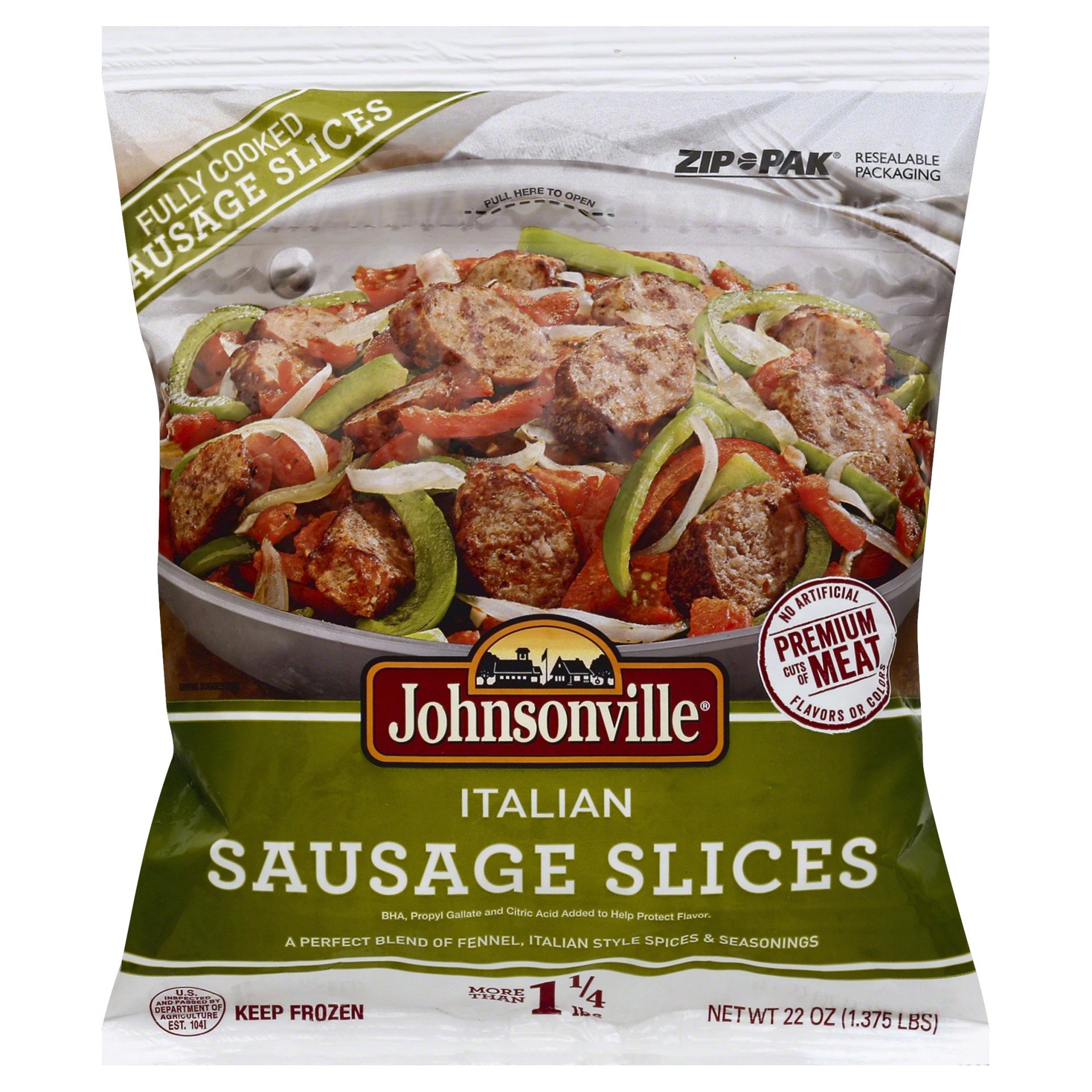 slide 1 of 2, Johnsonville Sausage 22 oz, 22 oz