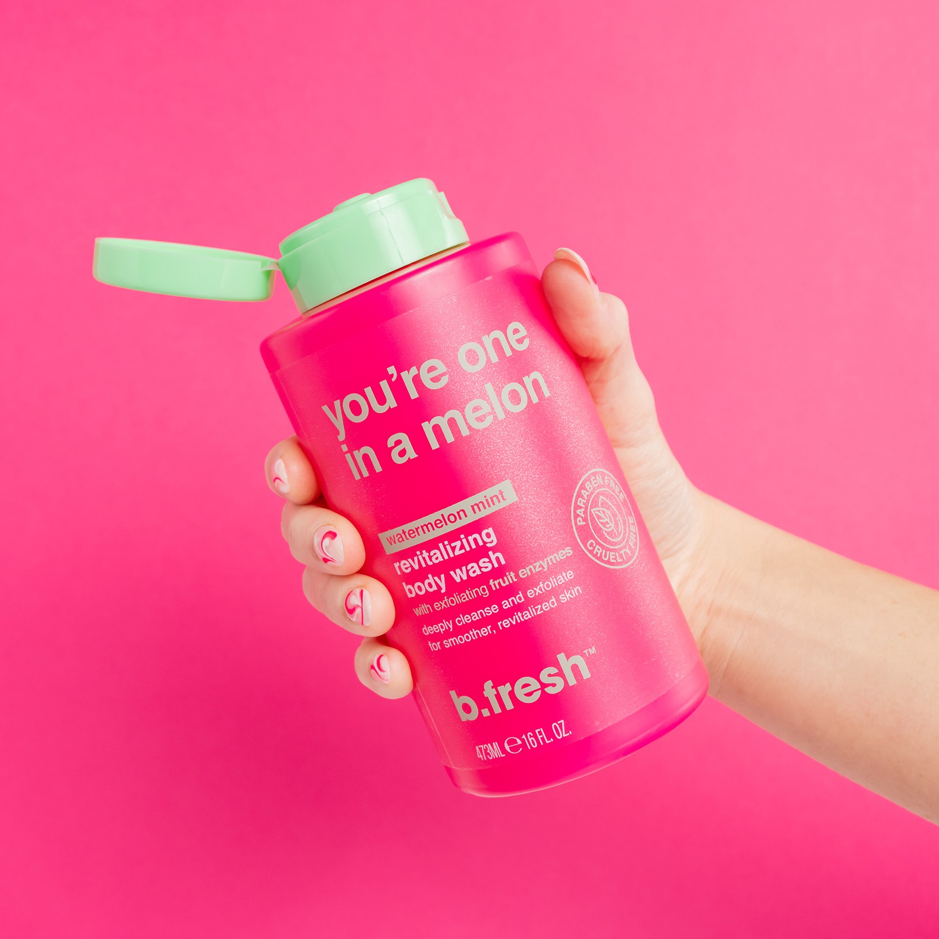 slide 2 of 4, B. Fresh B.Fresh You're One in a Melon Body Wash, 16 fl oz