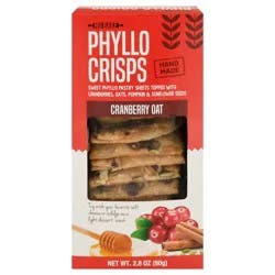 NU Bake Cranberry Oat Phyllo Crisps 2.8 oz