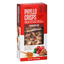 NU Bake Cranberry Oat Phyllo Crisps 2.8 oz