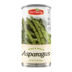 Our Family Whole Spear Asparagus - 15 oz