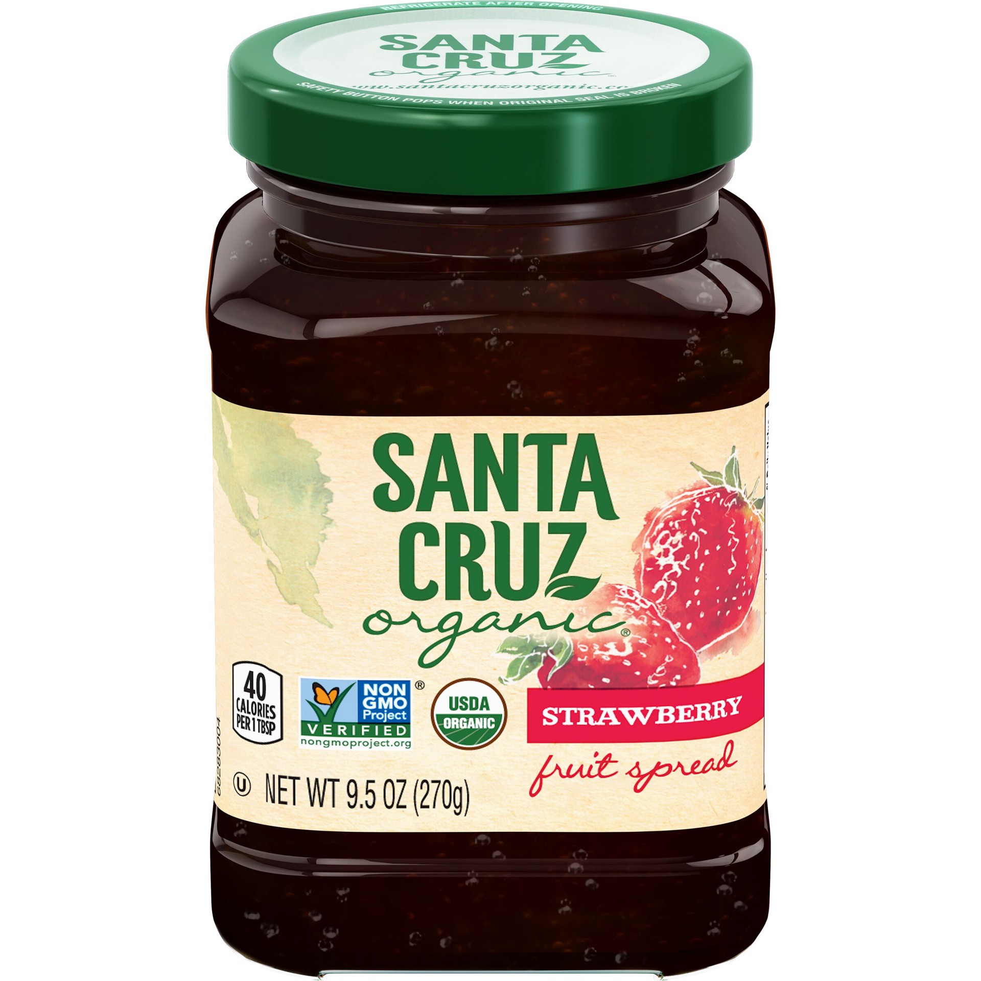 slide 1 of 6, Santa Cruz Organic Fruit Spread 9.5 oz, 9.5 oz