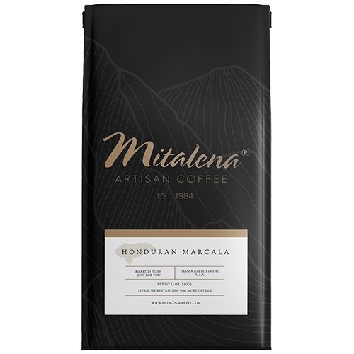slide 1 of 1, Mitalena Organic Coffee - Honduras Whole Bean - 12 oz, 12 oz
