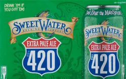 SweetWater Brewing Company Extra Pale Ale 420 Beer 6 - 12 oz Cans