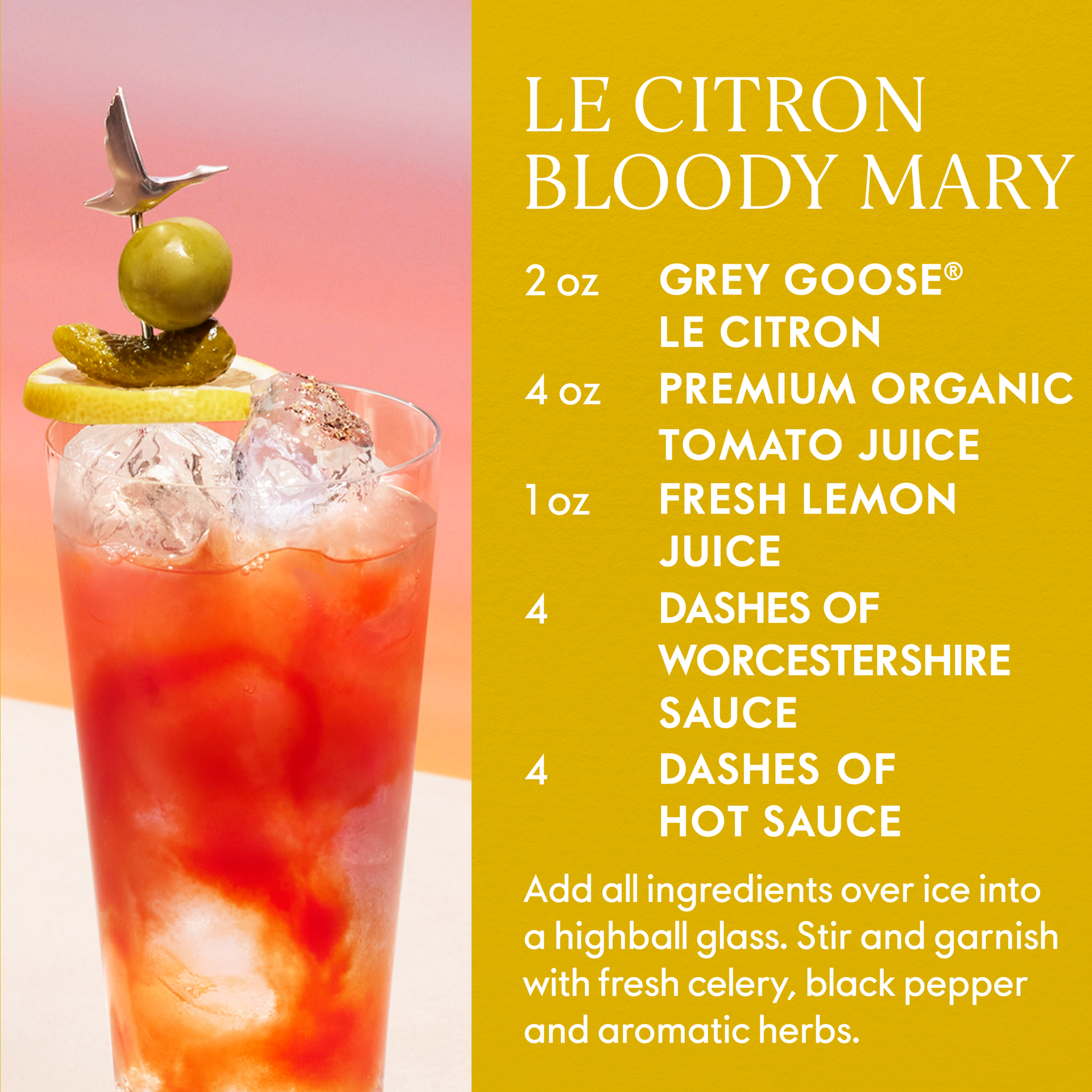 slide 3 of 5, Grey Goose Le Citron Flavored Vodka 40% 175Cl/1.75L, 1.75 liter