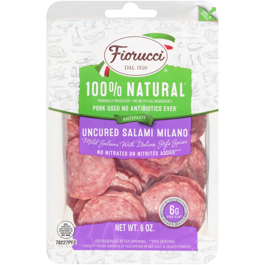 Fiorucci Uncured Salami Milano 6 oz | Shipt
