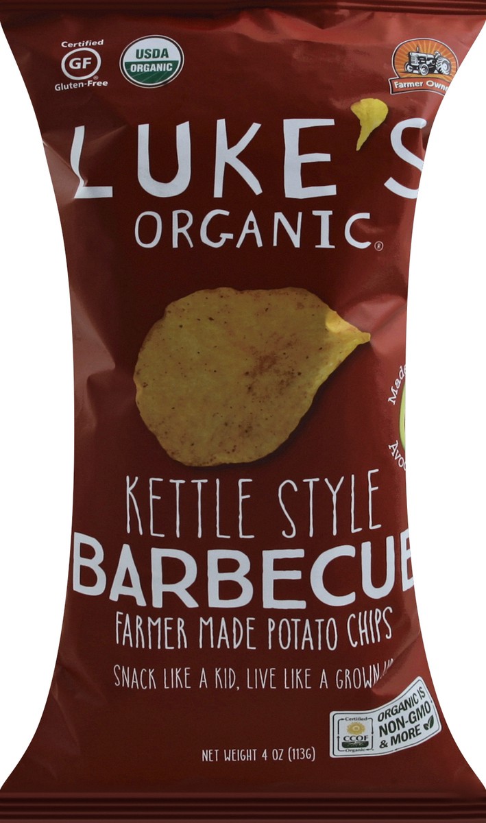 slide 1 of 8, Luke's Potato Chips 4 oz, 4 oz