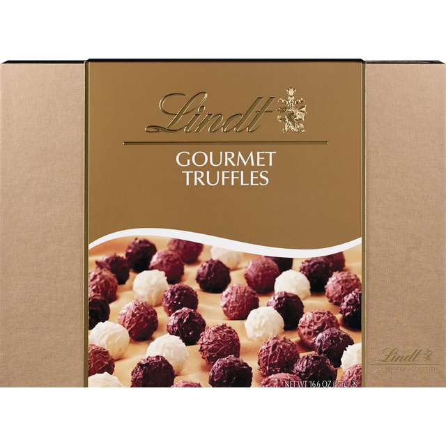 slide 1 of 1, Lindt Gourmet Truffles, 1 ct