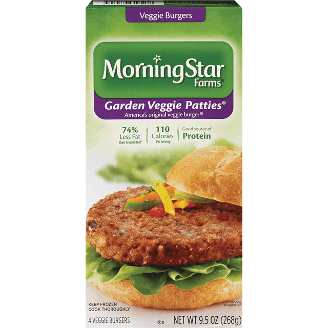 slide 1 of 1, MorningStar Farms Garden Veggie Patties, 4 ct