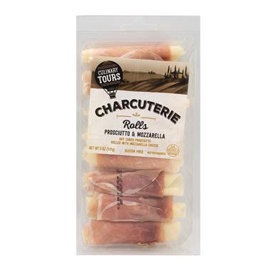 slide 1 of 1, Culinary Tours Prosciutto & Mozzarella Rolls, 5 oz