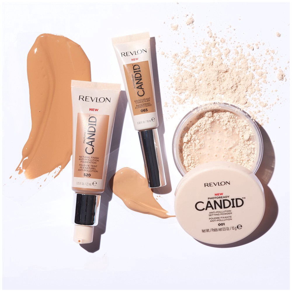 slide 3 of 5, Revlon PhotoReady Candid Natural Finish Anti-Pollution Foundation - 310 Butterscotch, 0.75 fl oz