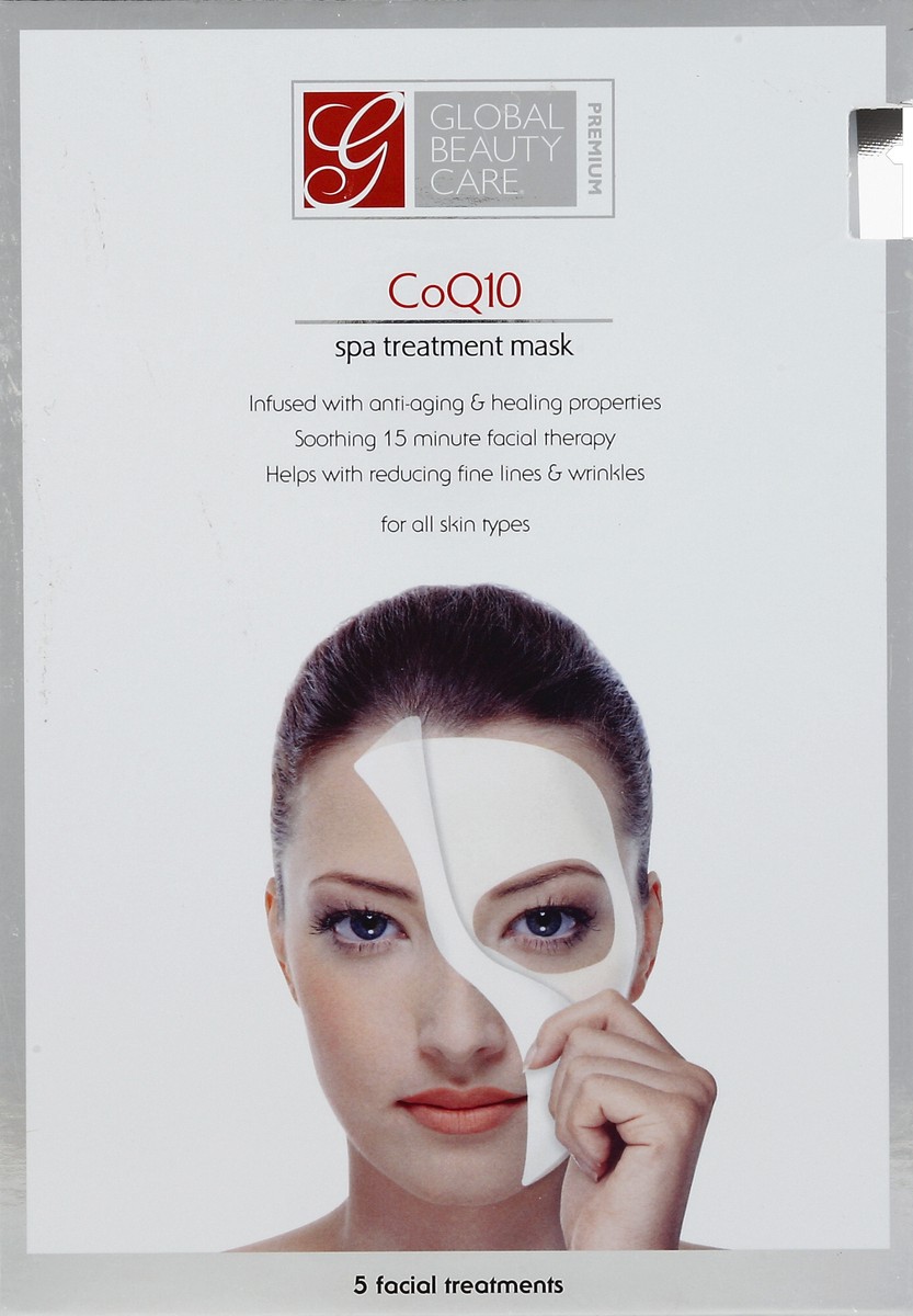 slide 3 of 4, Global Beauty Care Spa Treatment Mask 5 ea, 5 ct