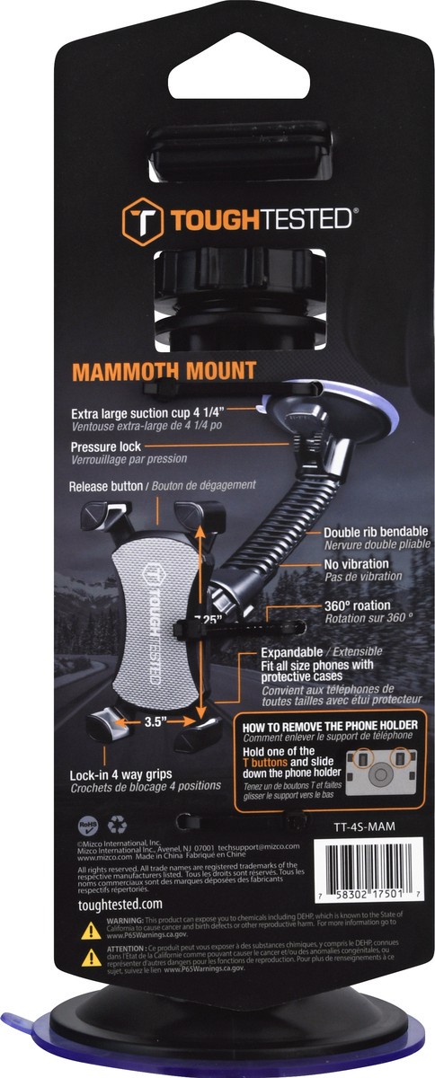 slide 6 of 11, ToughTested Claw Grip Mammoth Mount 1 ea, 1 ct