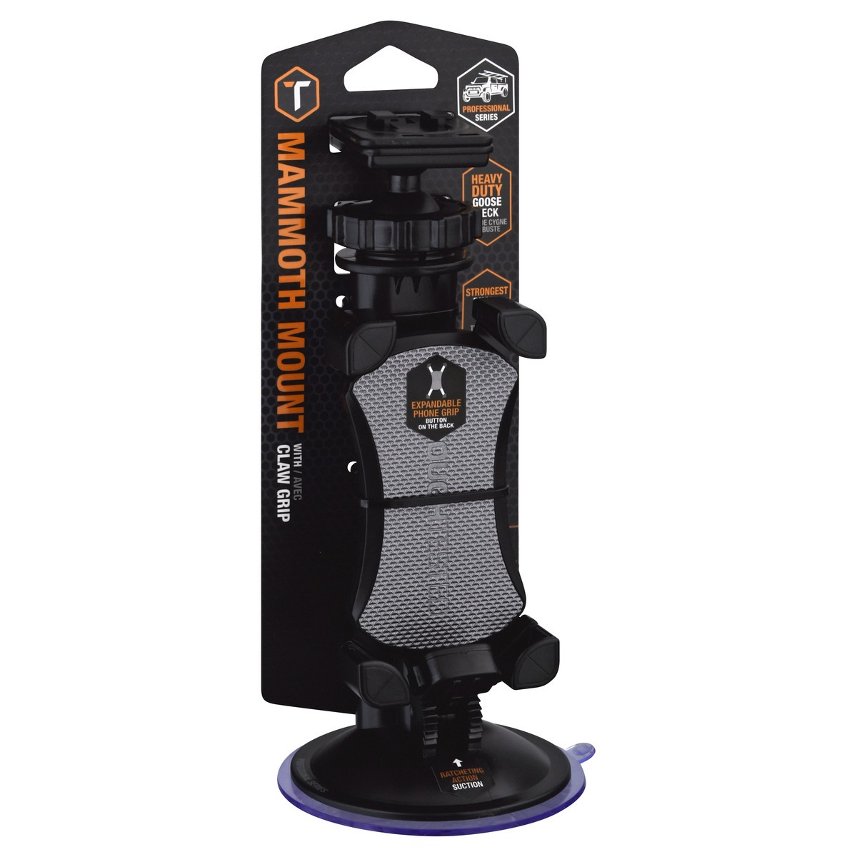 slide 3 of 11, ToughTested Claw Grip Mammoth Mount 1 ea, 1 ct