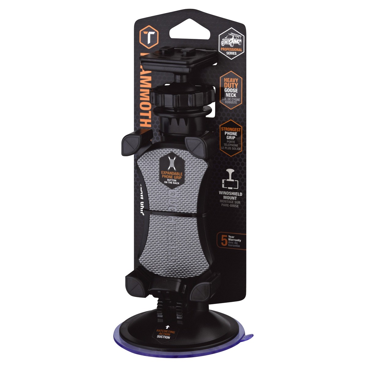 slide 2 of 11, ToughTested Claw Grip Mammoth Mount 1 ea, 1 ct