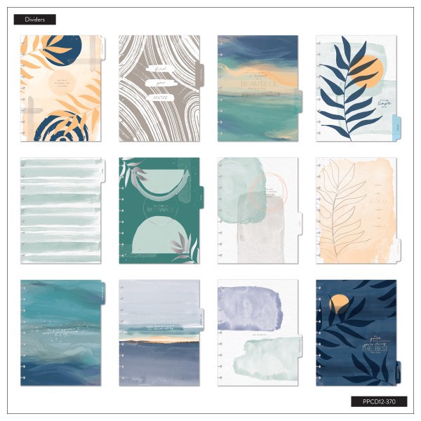 slide 8 of 8, 2024 Happy Planner Monthly/Weekly Classic Happy Planner, 7"" X 9-1/4"", Stress Management/Calm Life, January To December, Ppcd12-377, 1 ct