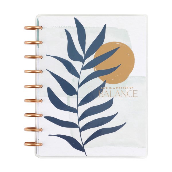 slide 1 of 8, 2024 Happy Planner Monthly/Weekly Classic Happy Planner, 7"" X 9-1/4"", Stress Management/Calm Life, January To December, Ppcd12-377, 1 ct