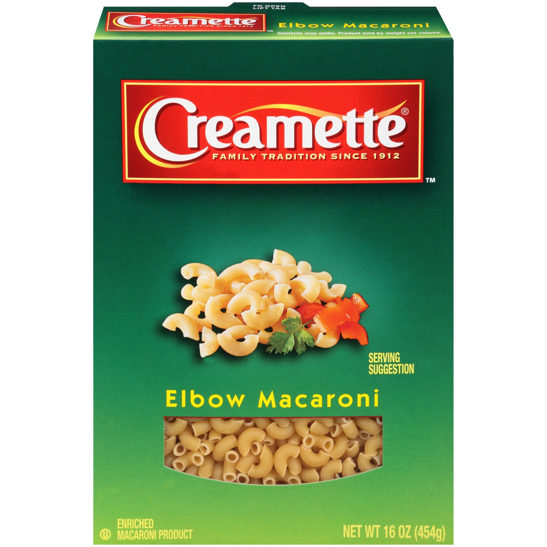 slide 1 of 4, Creamette Elbow Macaroni 1 lb, 1 lb