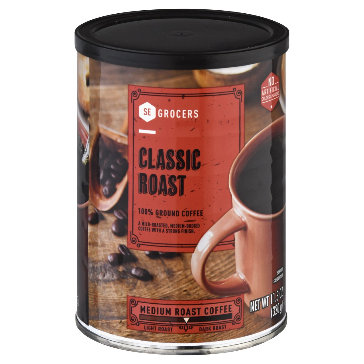 SE Grocers 100 Ground Coffee Classic Roast 11.3 oz Shipt