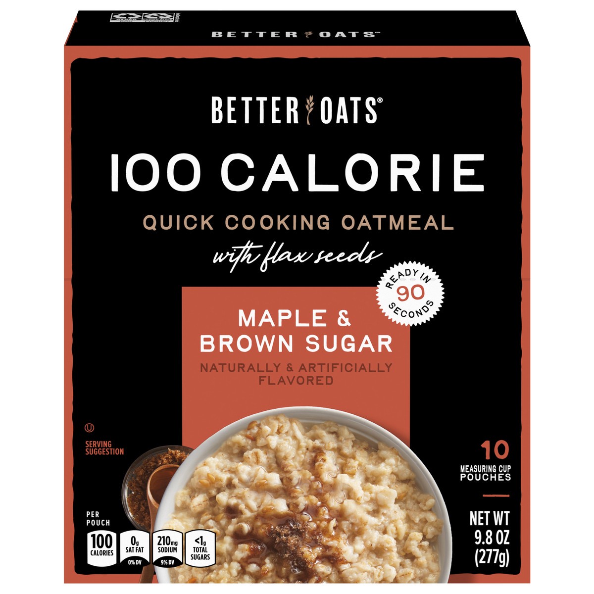 slide 1 of 5, 1/9.80 Oat Fit - Maple & Brown Sugar, 9.8 oz