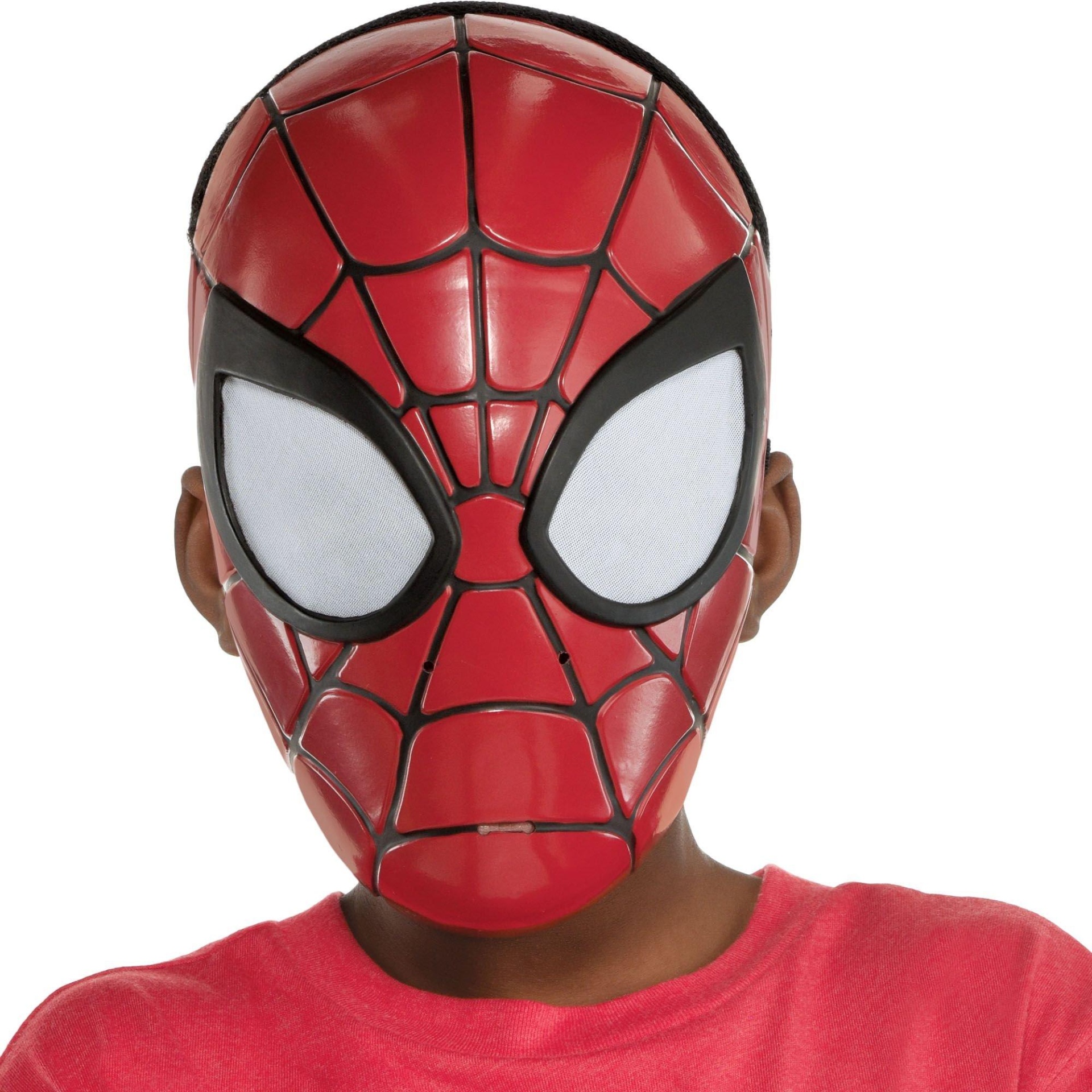 slide 1 of 1, Party City Spider Man Molded Plastic Mask for Kids, 1 ct