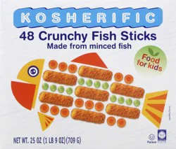 Kosherific Fish Sticks 48 ea