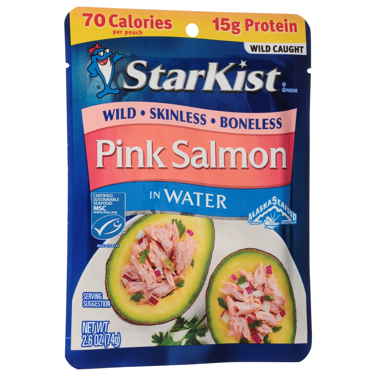 slide 8 of 9, StarKist Wild Caught Pink Salmon in Water 2.6 oz, 2.6 oz