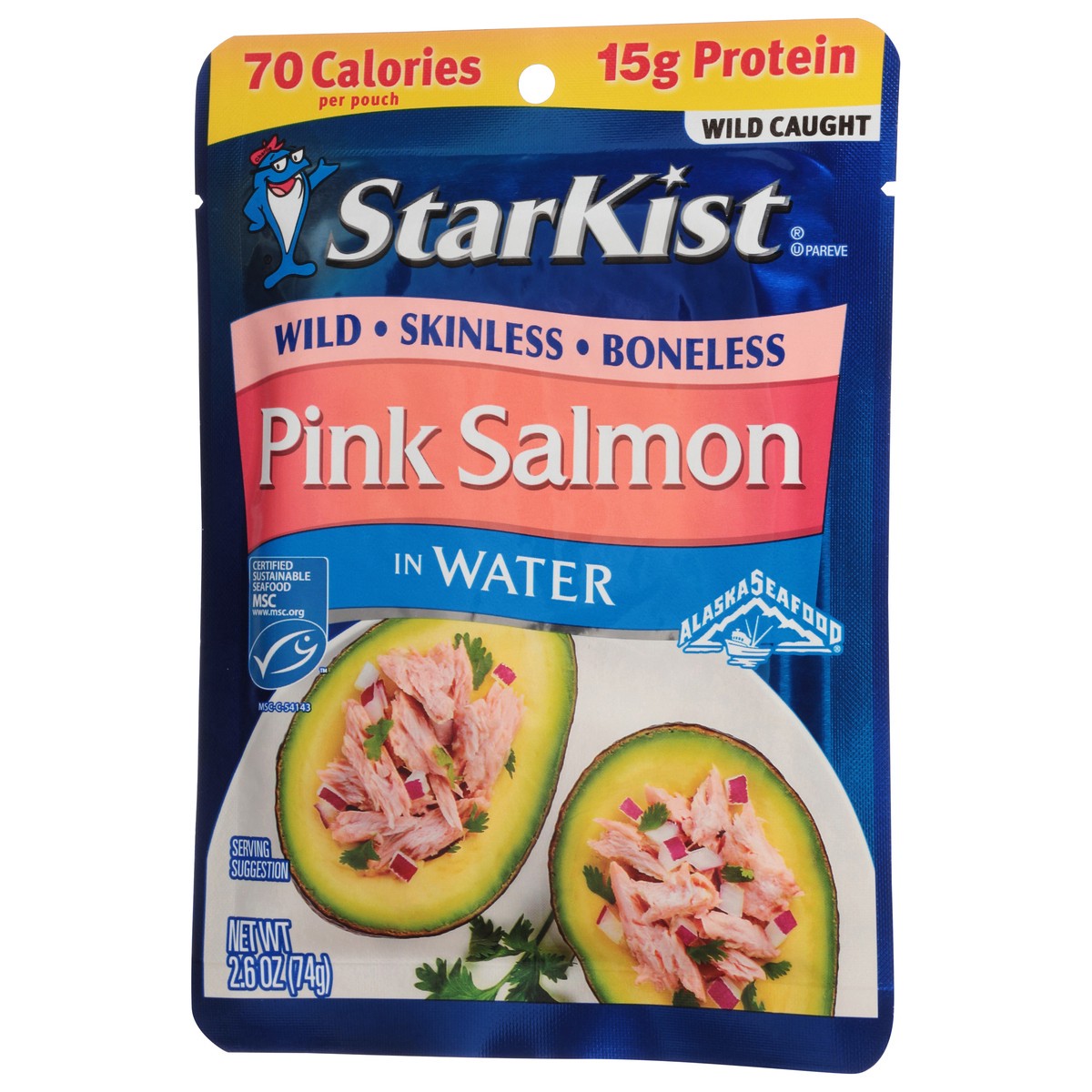 slide 4 of 9, StarKist Wild Caught Pink Salmon in Water 2.6 oz, 2.6 oz