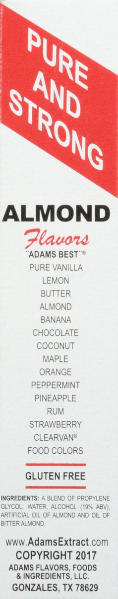 slide 2 of 13, Adams Extract Natural & Artificial Almond Extract 1.5 fl oz, 1.5 fl oz