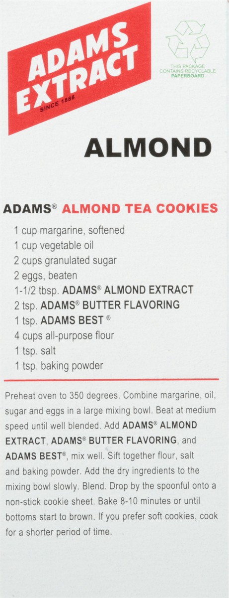slide 10 of 13, Adams Extract Natural & Artificial Almond Extract 1.5 fl oz, 1.5 fl oz
