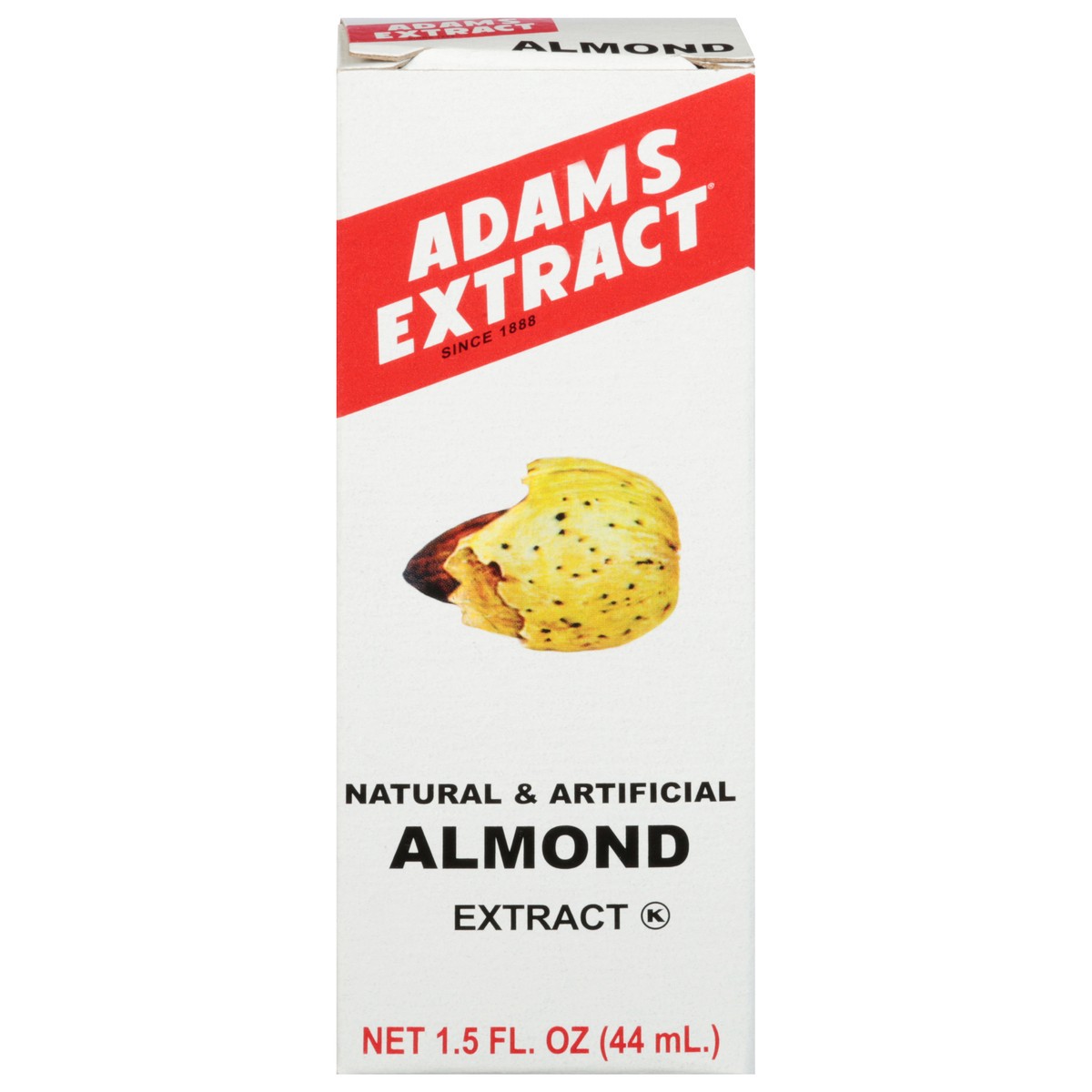 slide 1 of 13, Adams Extract Natural & Artificial Almond Extract 1.5 fl oz, 1.5 fl oz
