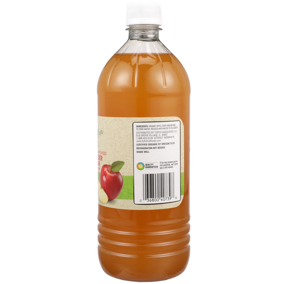 slide 6 of 9, Full Circle Market Apple Cider Vinegar, 32 fl oz