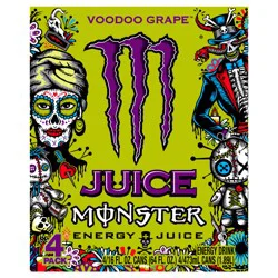 Monster Energy Voodoo Grape 6/4/16oz