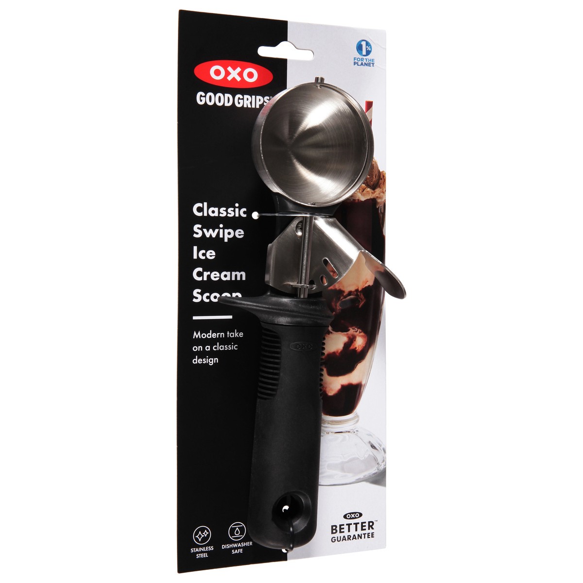 slide 2 of 9, OXO Good Grips Classic Swipe Ice Cream Scoop 1 ea, 1 ct