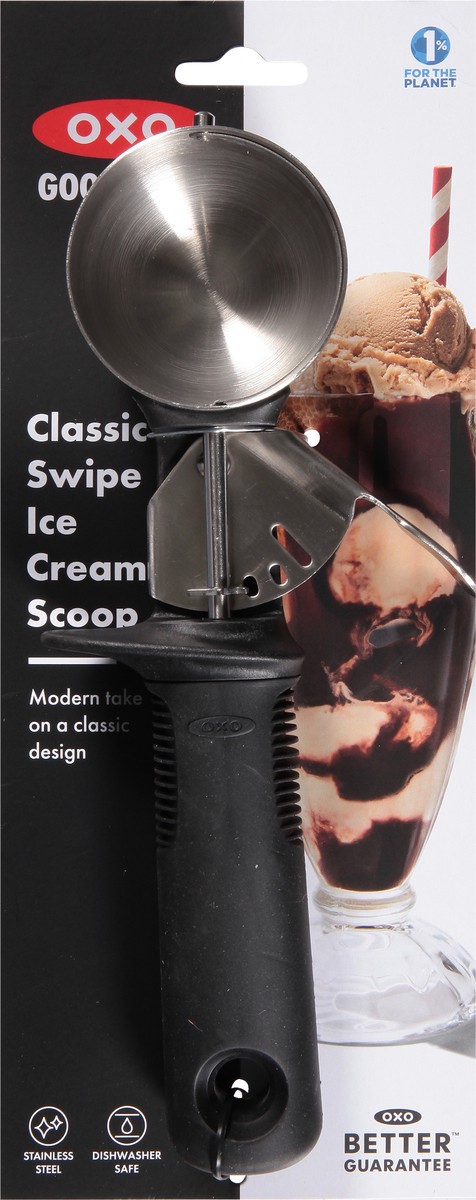 slide 6 of 9, OXO Good Grips Classic Swipe Ice Cream Scoop 1 ea, 1 ct