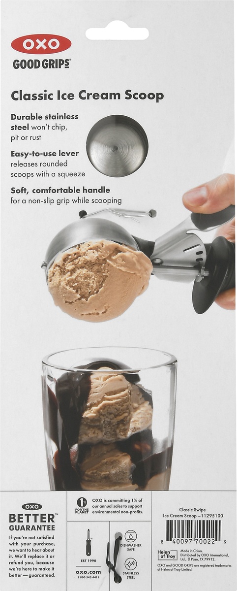 slide 8 of 8, OXO Good Grips Trigger Ice Cream Scoop, 1 ct