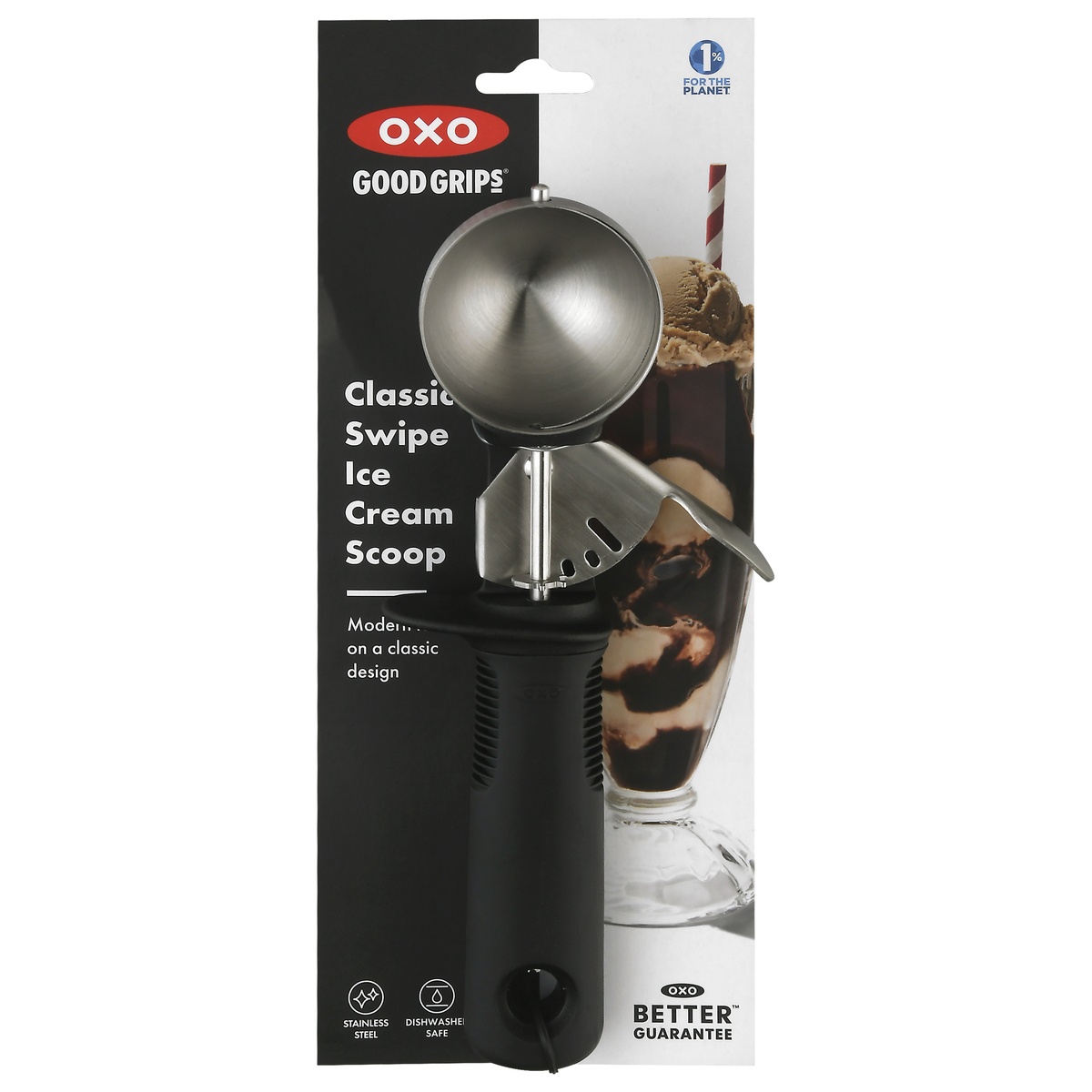 slide 1 of 8, OXO Good Grips Trigger Ice Cream Scoop, 1 ct