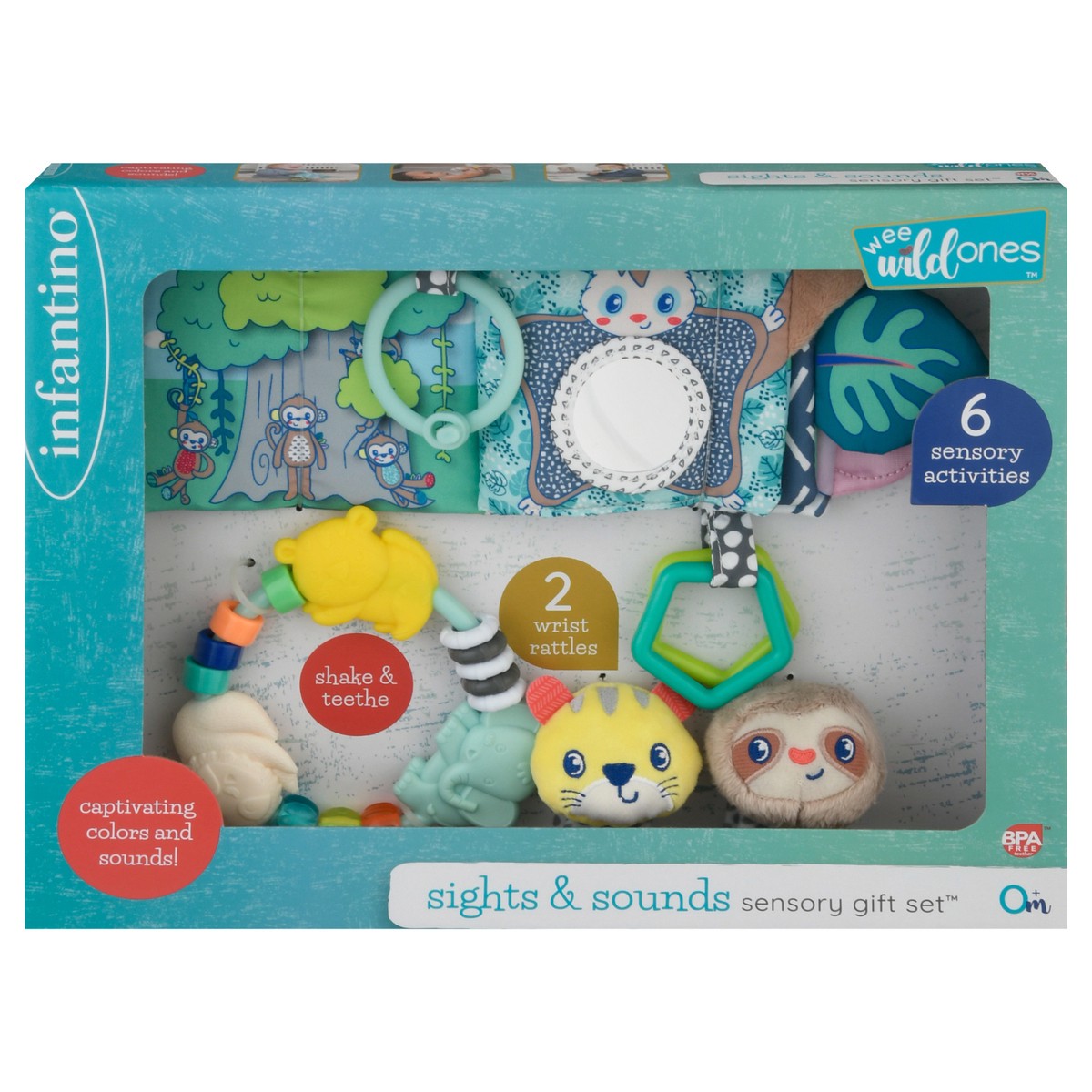 slide 1 of 9, Infantino Sights & Sounds Sensory Gift Set 1 ea, 1 ea