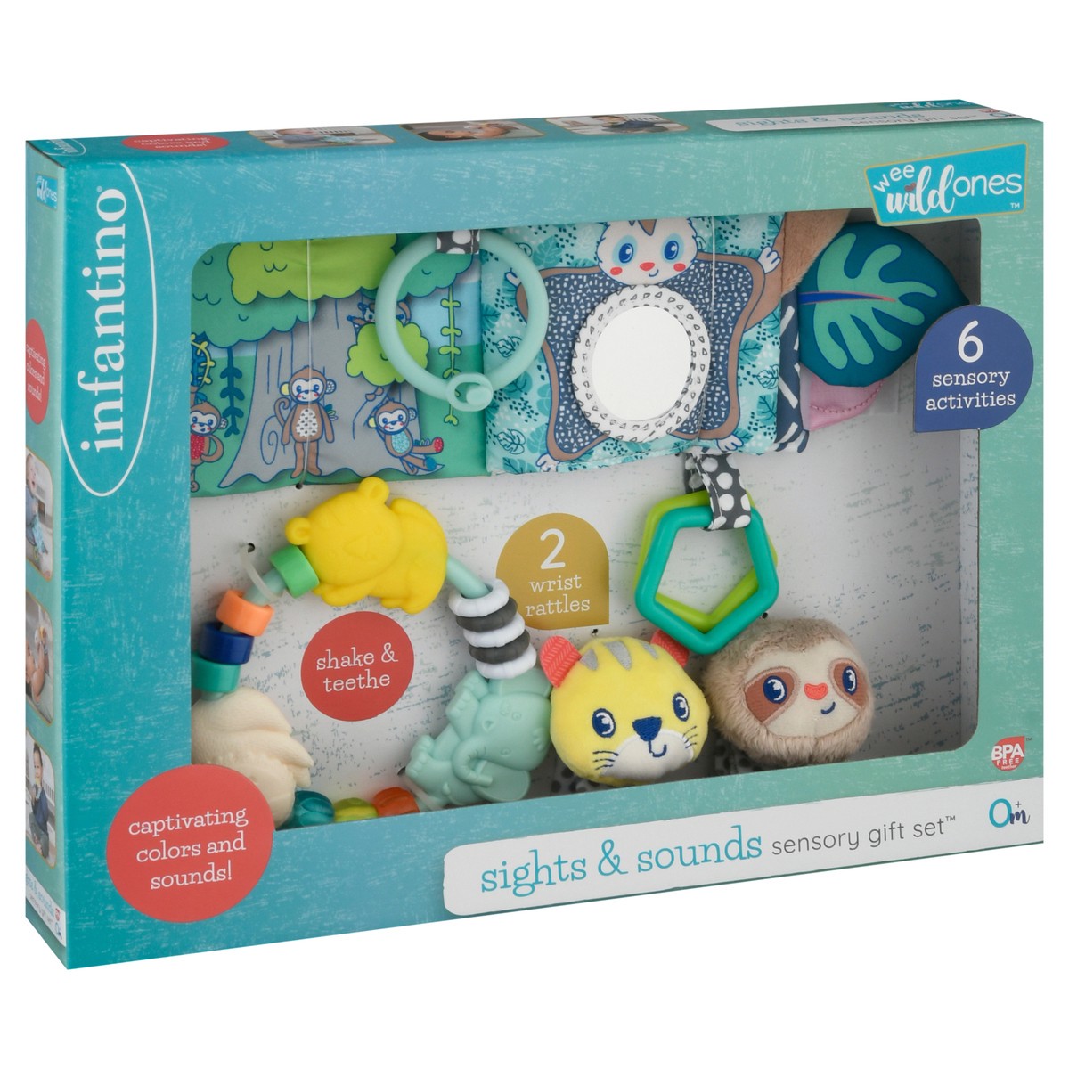 slide 7 of 9, Infantino Sights & Sounds Sensory Gift Set 1 ea, 1 ea