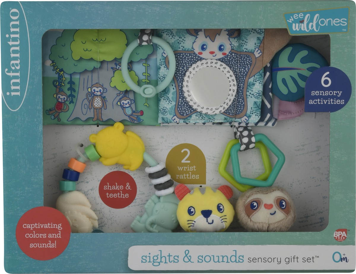 slide 8 of 9, Infantino Sights & Sounds Sensory Gift Set 1 ea, 1 ea