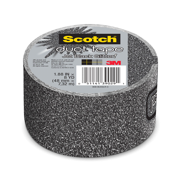 slide 1 of 3, Scotch Craft Tape 5 yd Black, 1 ct